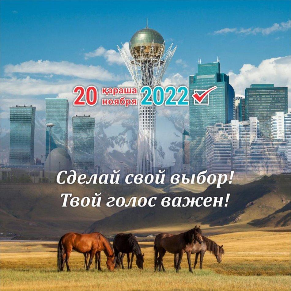 ВЫБОРЫ ПРЕЗИДЕНТА РЕСПУБЛИКИ КАЗАХСТАНА 20 НОЯБРЯ 2022 ГОДА